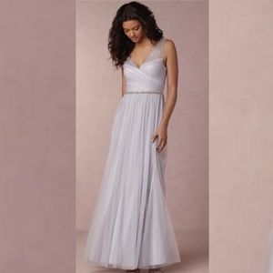 BHLDN Hitherto Fleur Dress in Fog